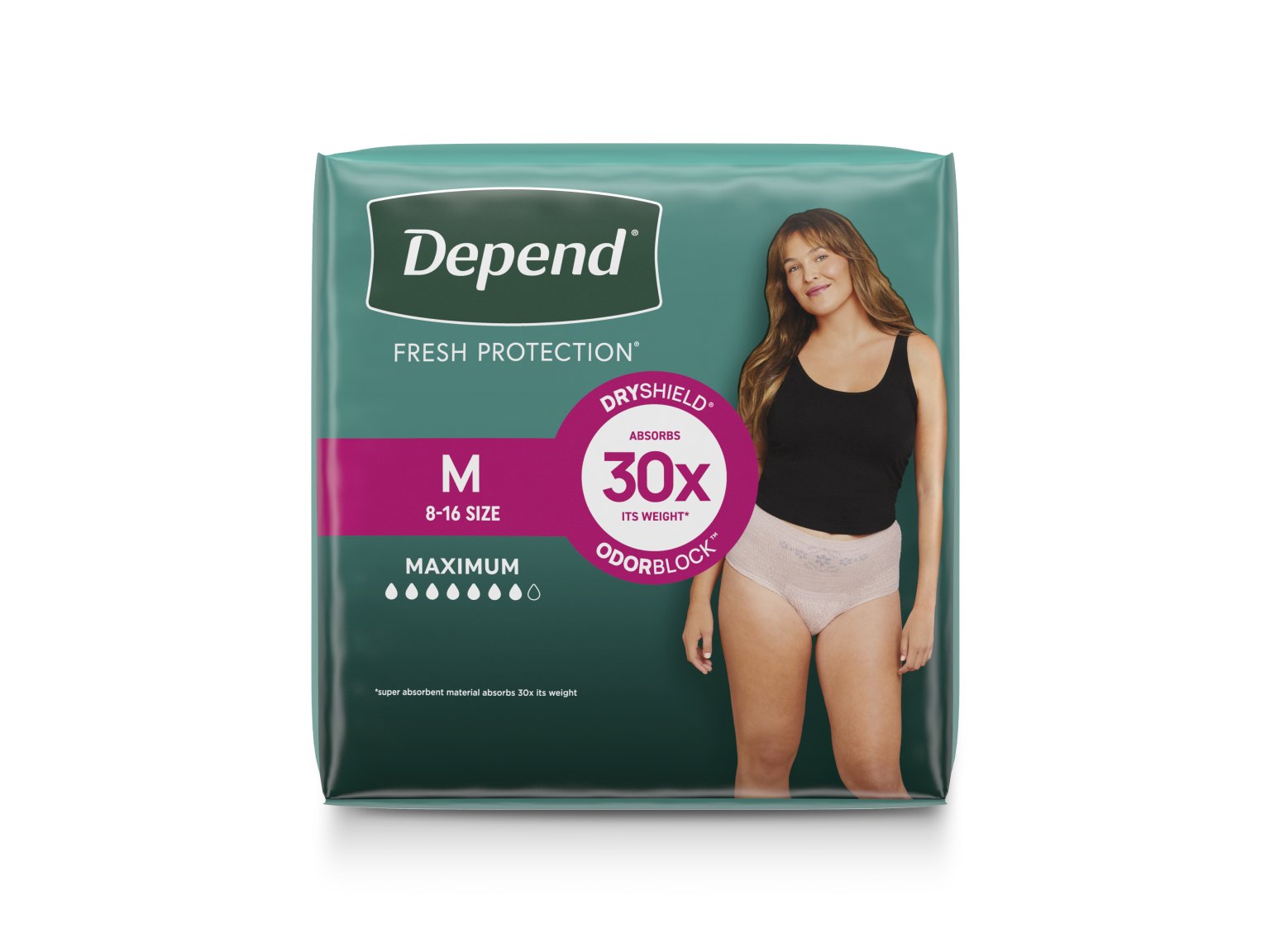 Depend® Incontinence Fresh Protection™ Underwear for Women