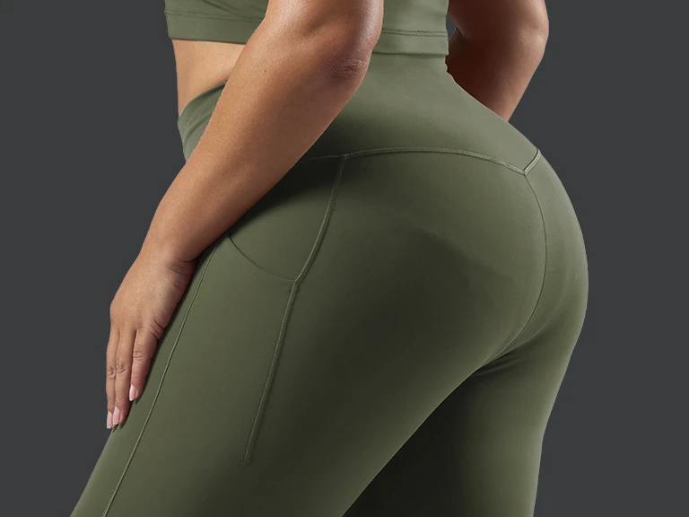 Model Wearing Depend® Incontinence Silhouette® Underwear for Women