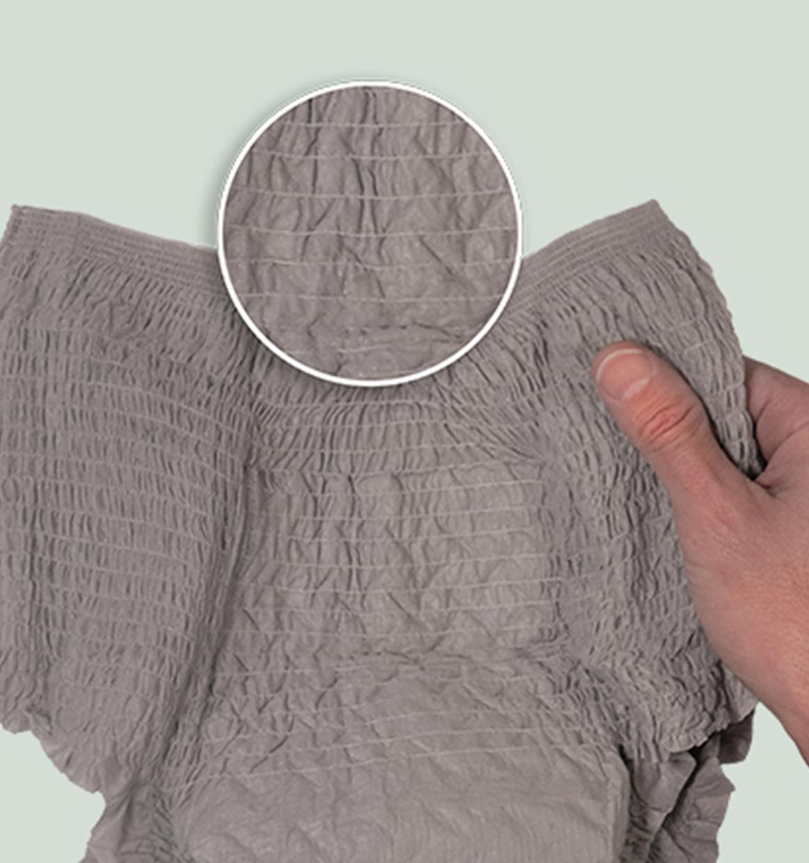 Depend® Incontinence Fresh Protection™ Underwear for Men Feature: by wicking away wetness